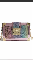 Glitter chain bag